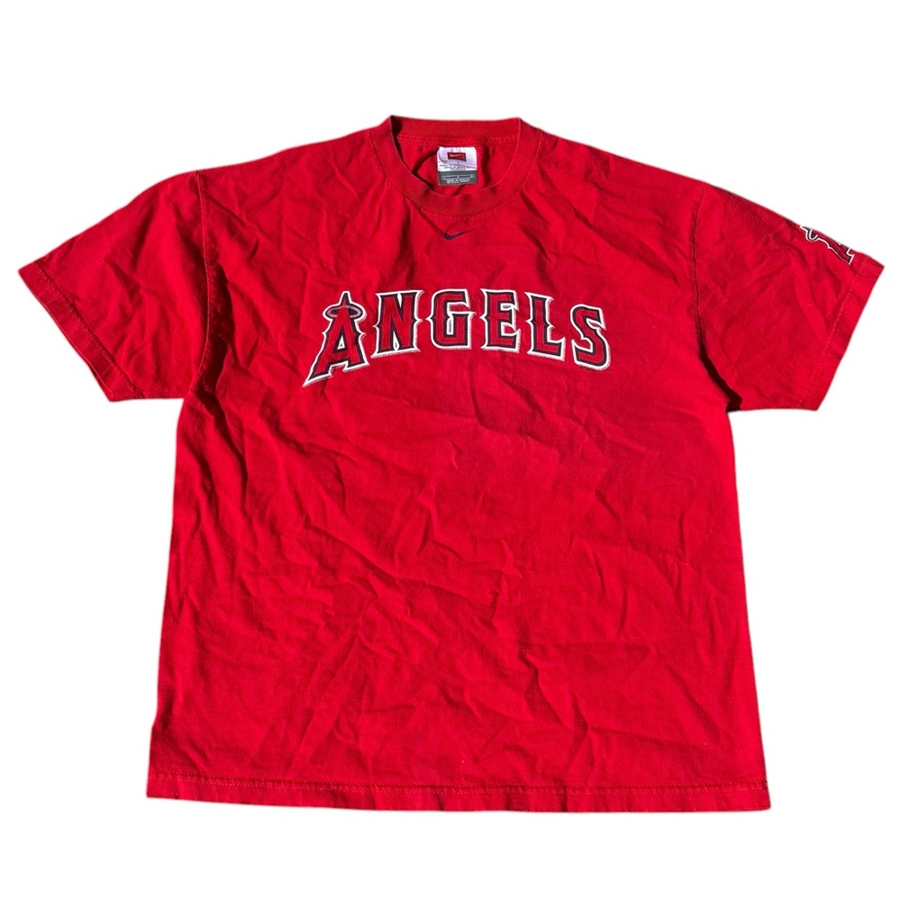 Vintage Nike MLB Los Angeles Angels Red T-Shirt Men’s Sz L